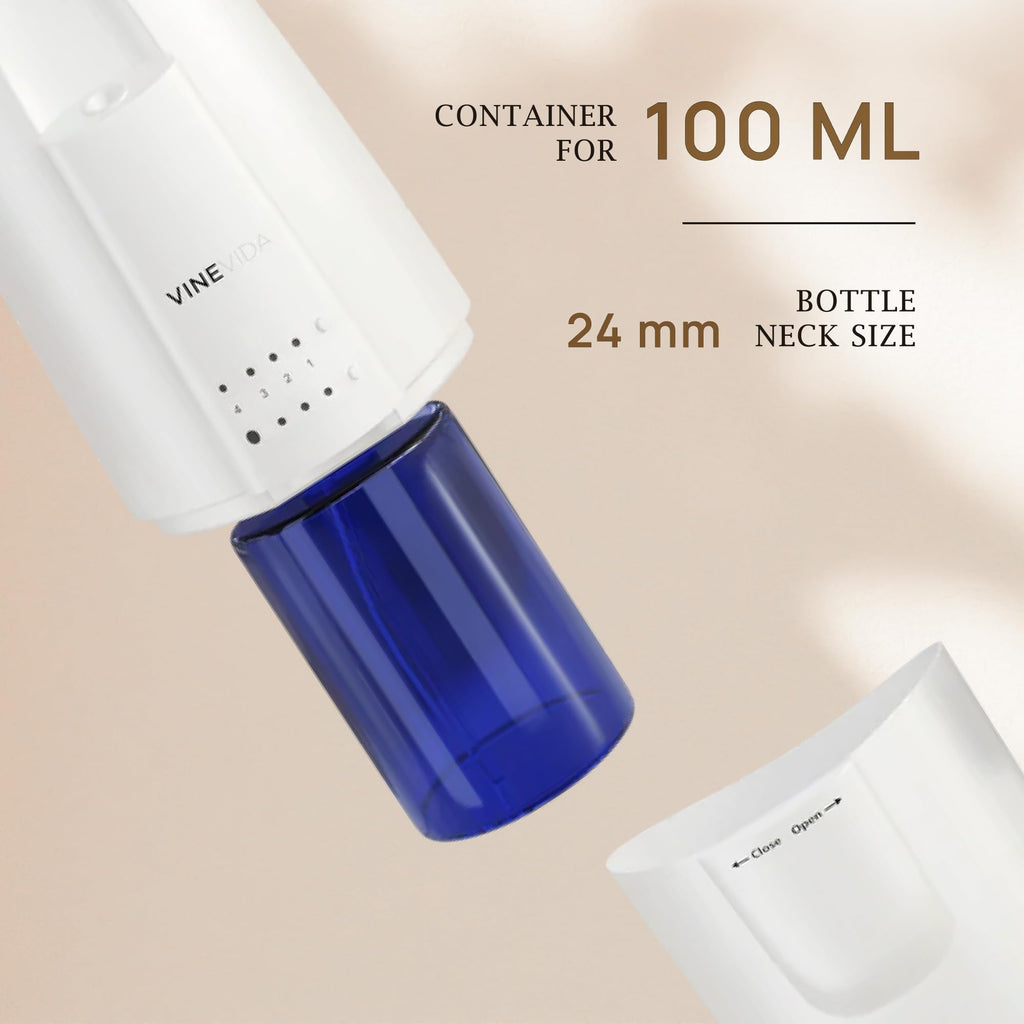 VINEVIDA Studio Plug in Waterless Diffuser and 3 Hotel Fragrance Oils - Essential Oil Diffuser for Home - Room Fragrance Air Diffuser [Black Scent Machine]