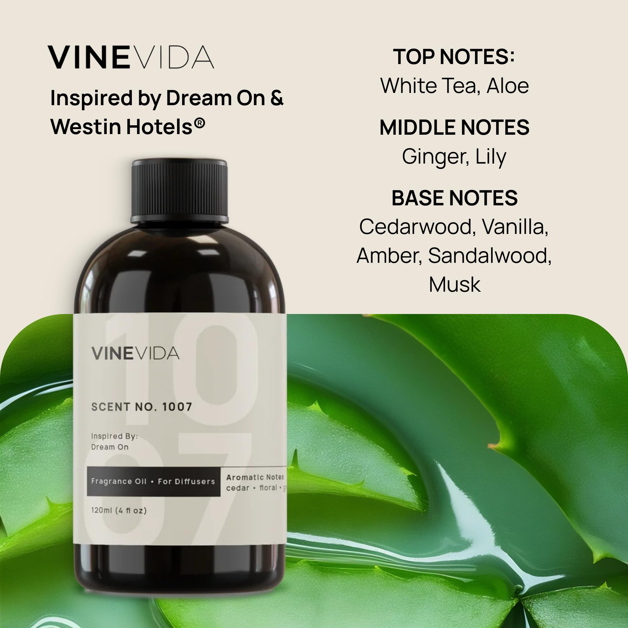VINEVIDA Studio Plug in Waterless Diffuser and 3 Hotel Fragrance Oils - Essential Oil Diffuser for Home - Room Fragrance Air Diffuser [Black Scent Machine]